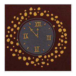 [08056696] 060415 PCB CARRÉS CN HORLOGE 2 DESIGNS 3 CM 120PCES ***S/CD***