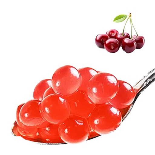 [25101229] BLACK COFFEE PERLES DE FRUITS 3,4KG GOUT CERISE POUR BUBBLE TEA