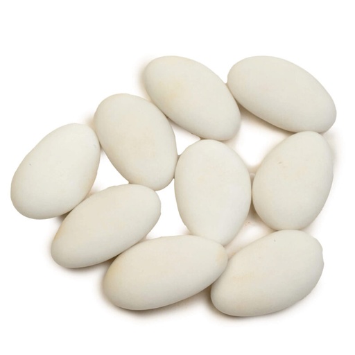 [70407523] VANPARYS DRAGEE ALMOND MAGNOLIA MATTE WHITE 1KG