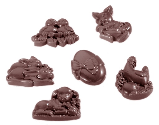 [70409392] CHOCOLADEVORM PAASGARNITUUR 6 FIG. CW1405
