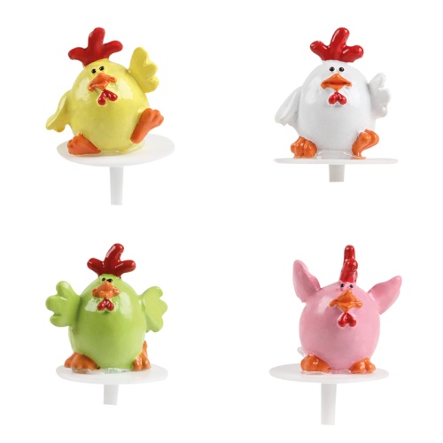[08033958] 1069861 POULE AMUSANTE PLASTIC HT 3CM 32PCE ***S/CDE***