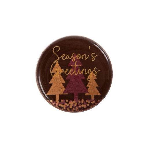 [08054945] 15441 PLAATJE KERSTBOMEN SEASON'S GREETINGS 3,8CM 120STKS ***OP BESTELLING***