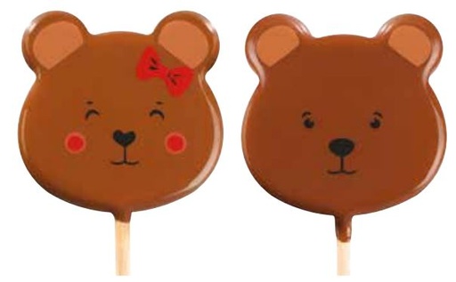[08057206] 061387 PCB BLISTERS SUCETTES MR ET MME TEDDY 2 DESIGNS PR 45 EMPR. ET BÂTON 9PCES ***S/CD***
