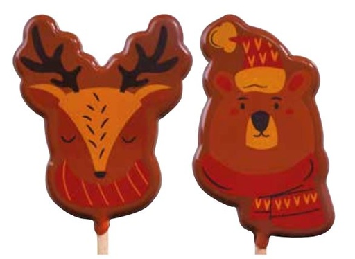 [08057566] PCB Blisters lolly's Les frileux voor 45 empr. en sticks 9pces ***s/cd***