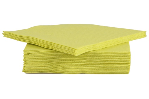 [44665091] COCKTAIL SERVETTEN KIWI 25X25CM 40 STUKKEN=PAK