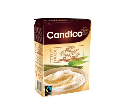 [03010690] RUWE RIETSUIKER CANDICO 1KG