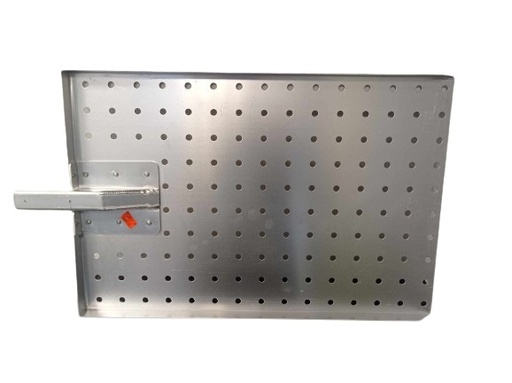 [50707010] PERFORATED ALUMINUM OVEN SHOVEL 40X60CM 3 EDGES ENTRY 40CM