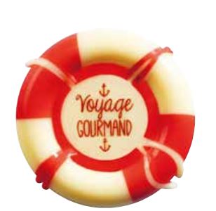 [08056405] 040183 PCB BOEIEN CB GOURMET TRAVEL Ø 4.5 CM 40STUKS ***s/cd***