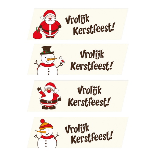 [08030452] 53234 PLAATJE VROLIJK KERSTFEEST 70 STUKKEN = DOOS