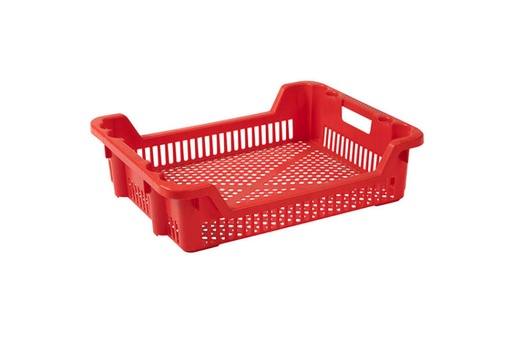 [70407991] BAC MULTIPAT 62X50XH15CM ROUGE AJOURE