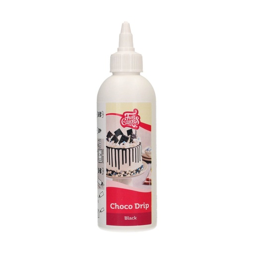 [08053541] FUNCAKES GLACAGE AU CHOCOLAT COULEUR NOIRE 180GR