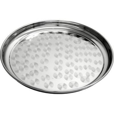 [57660243] PLATEAU ROND SERVICE BOUCHONNE INOX 35CM