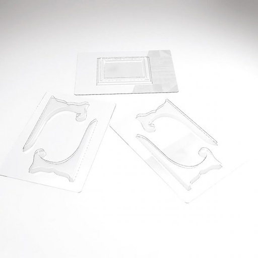 [08056240] 010189 PCB MOULES TABLEAUX POUR 2 PIÈCES 15X13,5 CM 4PCES ***S/CD***