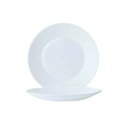 [57658007] ARCOROC RESTAURANT BLANC ASSIETTE 23.5CM
