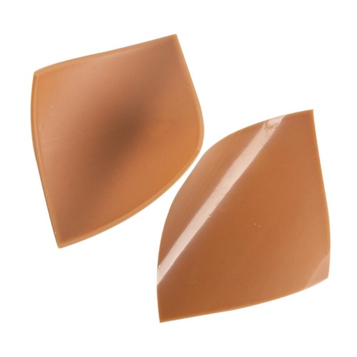 [08030775] 2034363 PLAQUETTE COURBÉE CARAMEL 4,5CM 63PCES
