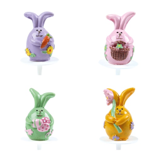 [08033912] 1069865 LAPINS COLORÉS PLASTIC HT3CM 32PCE ***S/CDE***