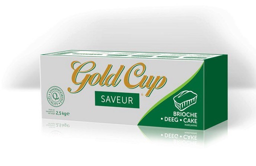 [05070046] VAMIX GOLD CUP SMAAKMARGARINE IN BLOK 4X2,5KG