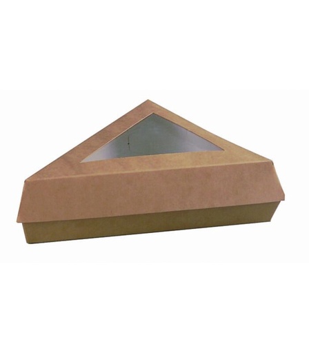 [25101109] 209PATTRIBR BOITE TRIANGLE POUR QUARTIER DE TARTEKRAFT +FENETRE 155X130X45MM--COLIS DE 50PC