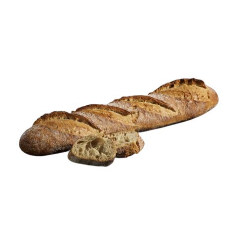 [02100343] MARGAUX BAGUETTE LEVAIN CUIT SUR PIERRE 41CM PRECUIT 28X280GR