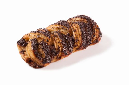[02040833] DELIFRANCE 77954 CHOCOLADE-HAZELNOOT VLECHT 48X 95GR = DOOS