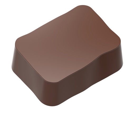 [70409589] MOULE À CHOCOLAT MAGNÉTIQUE RECTANGLE ENROBÉE CW10135X275MM -- 3X6 -- 9GR