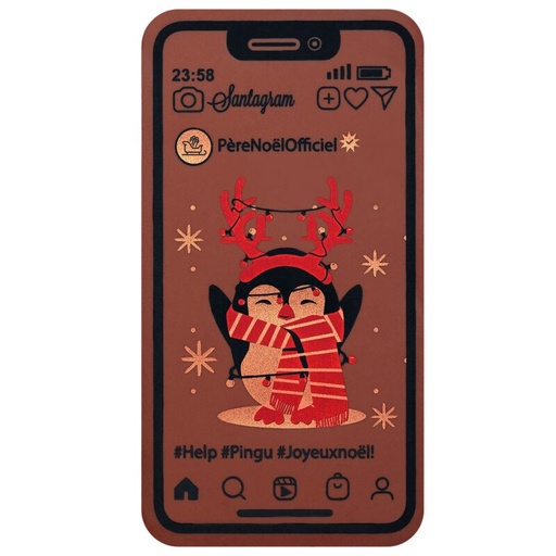 [08057260] 087004 PCB FEUILLES IMPRIMÉES PINGU POUR SMARTPHONE 11,6X6,1 CM 12PCES ***S/CDE***