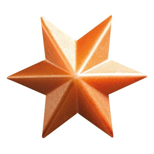 [08057892] PCB Golden PAG Stars 4,45x4 cm 96pces ***s/cd***