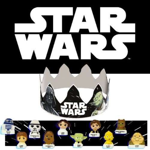 [60229100] PORSELEINEN BONEN 100STKS "STAR WARS POP ART" +KRONEN ***NIEUW 2025***