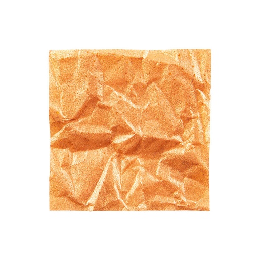 [08053919] 2034377 PLAQUETTE BRONZE FROISSE CARRE 3CM CHOCOLAT220 PCES