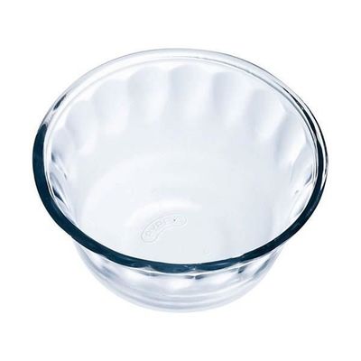 [57661178] PYREX RAMEQUIN PLISSE 10XH4CM 0.20L -170GR BOROSILICATE -40+300°