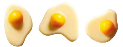 [08056966] 061069 PCB FRIED EGGS CB 3 DESIGNS 154PCS ***S/CD***