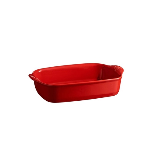 [57690025] EMILE HENRY PLAT ROTIR G.CRU 30X19CM 1.55L- ROUGE