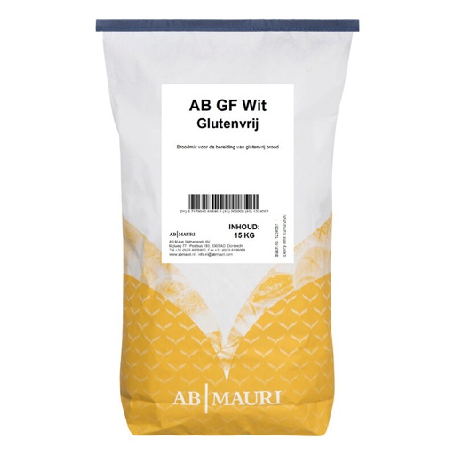 [06010070] MAURI AB GF WHITE 100% (BLANC SANS GLUTEN) 15KG EN POUDRE