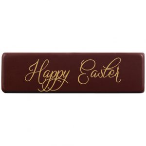 [08057975] PCB Rectangles FC Happy easter 7x2 cm 110pces ***s/cd***
