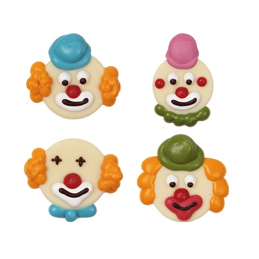 [08080271] 1024490 TÊTE DE CLOWN CHOCOLAT 80PCES ***S/CDE***
