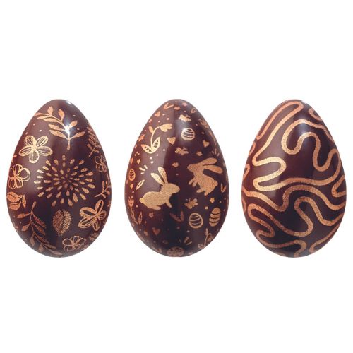 [08056487] 087023 PCB CN KERMESSE EGGS 3 DESIGNS 4X2.7 CM 288PCS ***S/CDE***