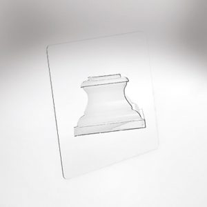 [08057792] 074099 PCB MOULES PIÉDESTAL POUR 6 SUJETS 10,8X6,5CM H.5,4 CM 12PCES ***S/CD***