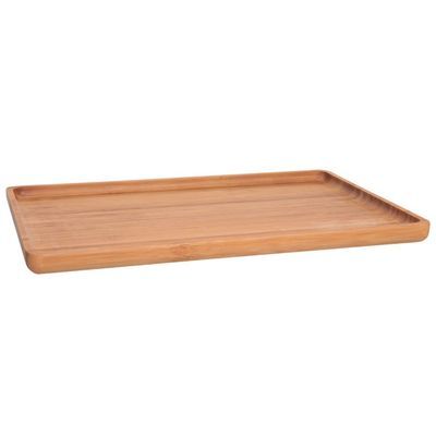 [57658224] C&T PLATEAU RECT BAMBOU 29X18.5X1.6CM