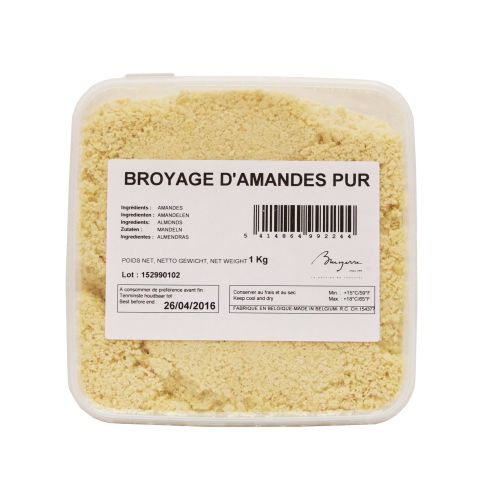 [03030653] BROYAGE MET AMANDEL PUUR 100% BRUYERRE 1KG = KG