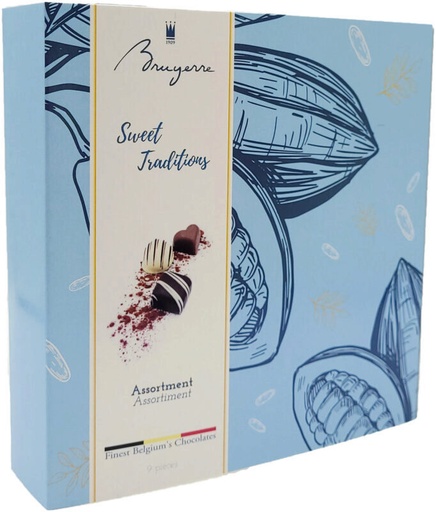 [11040375] BRUYERRE DOOS VAN 21STUKS ASSORTIMENT 275G 6X275G