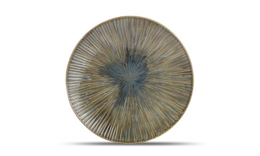 [57663612] F2D FOREST HALO BLEU/VERT  ASSIETTE PLATE 28CM