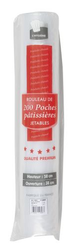 [50104715] POCHES JETABLES 38X59CM90  MICRON -RL DE 200PC