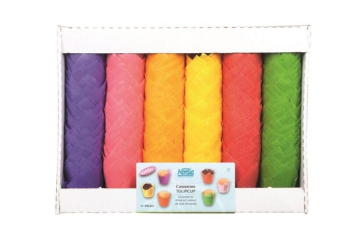 [41801994] BLISTER 300 TULIPCUP MINI 35X55MM 6 KLEUREN=BLISTER
