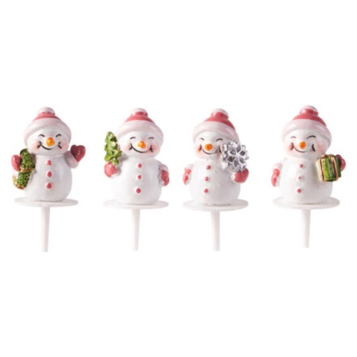 [08031647] 1015263 ASSORTIMENT BONHOMME DE NEIGE 4 CM 64 PCES