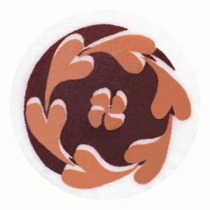 [08057492] 070296 PCB GUIMAUVE RONDS LATTE ART 9 DESIGNS Ø 3CM 288PCES ***s/cd***