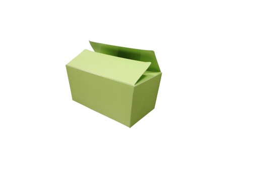 [70410019] BALLOTIN "COLOR" 250GR VERT KIWI 117 X 61X 55 MM   25PCES
