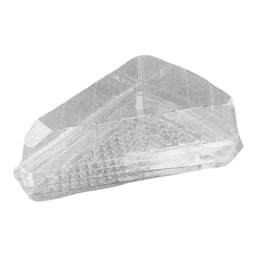[41802317] BOÎTE PATISSIERE PATIPACK POUR PART DE GÂTEAU 16,2X13,5X5CM COUVERCLE À CHARNIÈRE VENTILÉE 440PCS