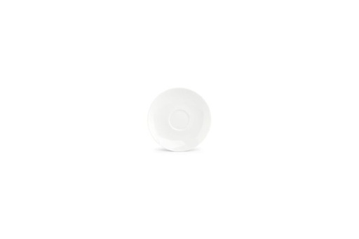 [60251955] BONBISTRO BASIC MOKA SAUCER 12.5CM WHITE PORCELAIN - 750771