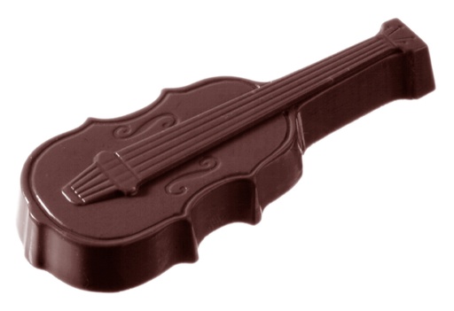 [70410553] VIOLIN CHOCOLATE MOLD CW145113.5X27.5CM * 3X4 *14GR