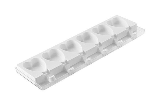 [70408644] SILIKOMART GEL03M MOULE 8 MINI FRISCOS COEURS 45ML + 100 BATONS